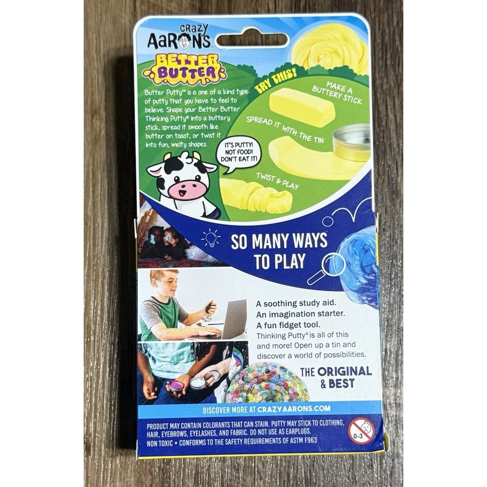 NEW Better Butter Thinking Putty - Aaron's Crazy Thinking Putty - TIKTOK VIRAL🧈 - Picture 2 of 2
